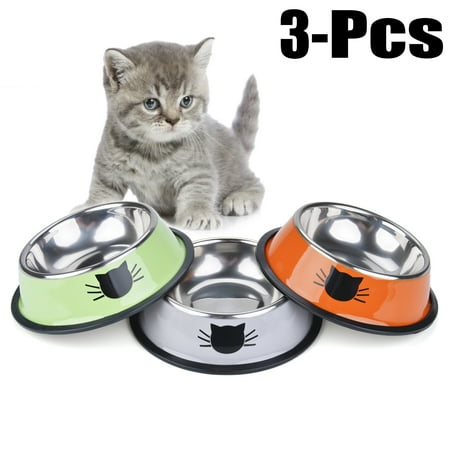 cute cat bowls non slip 3pcs pet bowl legendog cute cat face skid proof stainless steel feeder bowl dog food for cats walmartcom cute cat bowls non slip 3pcs pet bowl legendog cute cat face skid proof stainless steel feeder bowl dog food for cats walmartcom